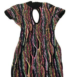 SOLD-Vintage Y2K 90s Hip Hop Coogi Halter Body Con Dress